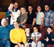 The immediate family on a typical Sunday!